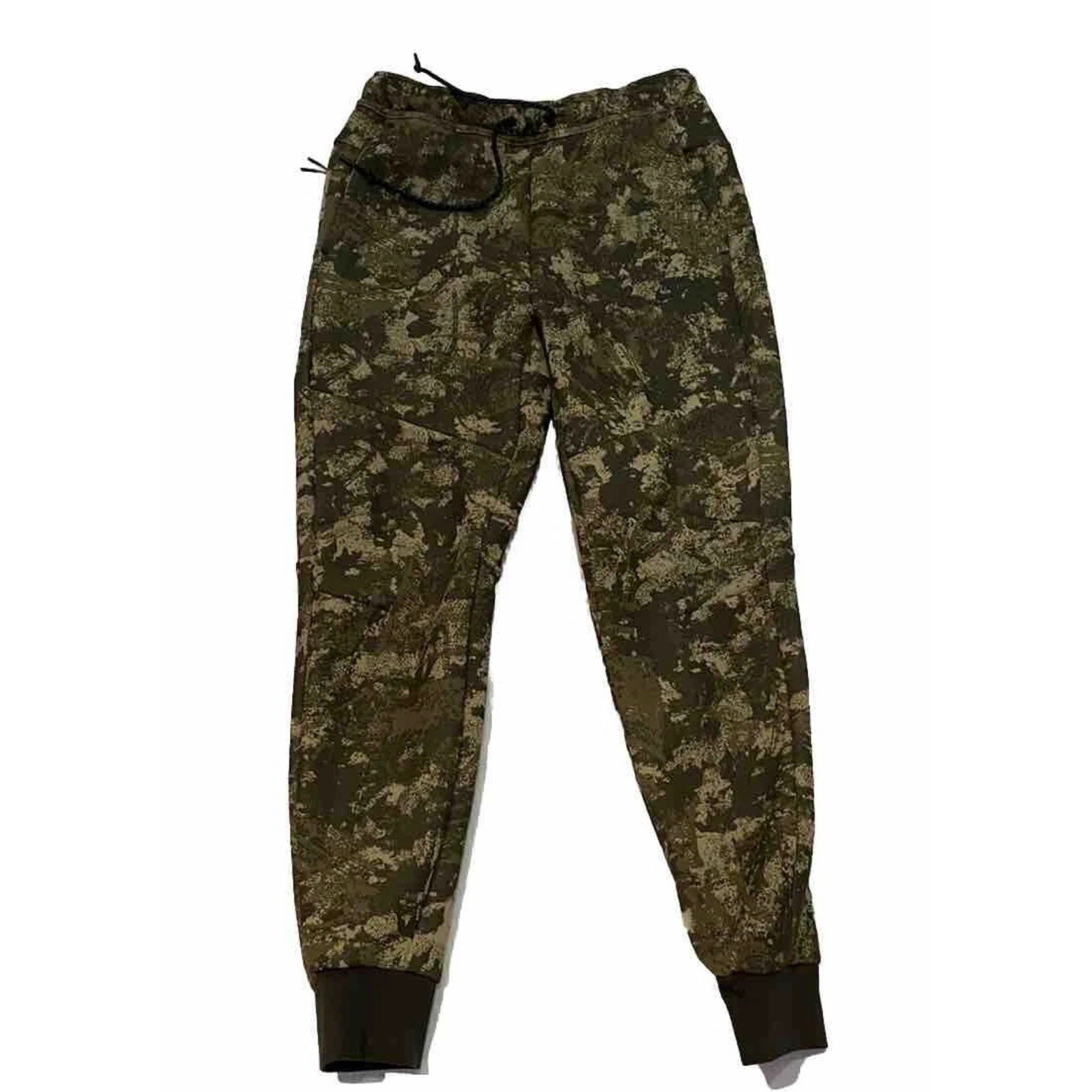 Nike Sportswear Tech Fleece Track Pants Mens Sz S Joggers Camo Olive Green Nwt